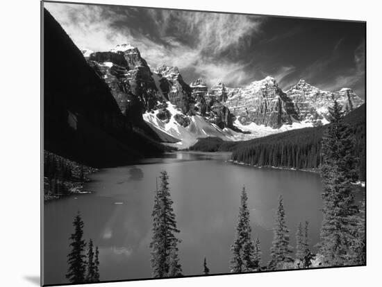 Wenkchemna Peaks Reflected in Moraine Lake, Banff National Park, Alberta, Canada-Adam Jones-Mounted Photographic Print