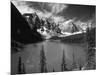 Wenkchemna Peaks Reflected in Moraine Lake, Banff National Park, Alberta, Canada-Adam Jones-Mounted Photographic Print