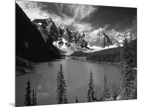 Wenkchemna Peaks Reflected in Moraine Lake, Banff National Park, Alberta, Canada-Adam Jones-Mounted Photographic Print