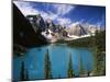 Wenkchemna Peaks Reflected in Moraine Lake, Banff National Park, Alberta, Canada-Adam Jones-Mounted Premium Photographic Print