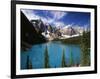 Wenkchemna Peaks Reflected in Moraine Lake, Banff National Park, Alberta, Canada-Adam Jones-Framed Photographic Print