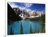 Wenkchemna Peaks Reflected in Moraine Lake, Banff National Park, Alberta, Canada-Adam Jones-Framed Photographic Print