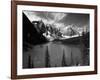 Wenkchemna Peaks Reflected in Moraine Lake, Banff National Park, Alberta, Canada-Adam Jones-Framed Photographic Print