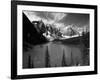 Wenkchemna Peaks Reflected in Moraine Lake, Banff National Park, Alberta, Canada-Adam Jones-Framed Photographic Print