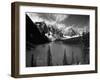 Wenkchemna Peaks Reflected in Moraine Lake, Banff National Park, Alberta, Canada-Adam Jones-Framed Photographic Print