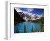 Wenkchemna Peaks Reflected in Moraine Lake, Banff National Park, Alberta, Canada-Adam Jones-Framed Photographic Print