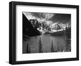 Wenkchemna Peaks Reflected in Moraine Lake, Banff National Park, Alberta, Canada-Adam Jones-Framed Photographic Print