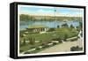 Wenonah Park, Bay City, Michigan-null-Framed Stretched Canvas