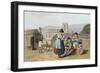 Wensleydale Knitters, from Costume of Yorkshire Engraved by Robert Havell-George Walker-Framed Giclee Print