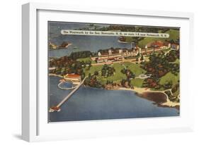 Wentworth by the Sea, New Castle, New Hampshire-null-Framed Art Print