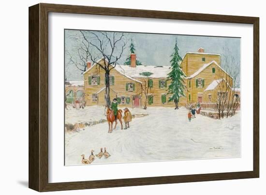 Wentworth Mansion, New Hampshire, USA, C18th Century-James Preston-Framed Giclee Print