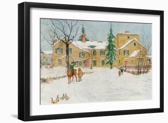 Wentworth Mansion, New Hampshire, USA, C18th Century-James Preston-Framed Giclee Print