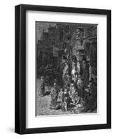 Wentworth Street, Whitechapel, London, 1872-null-Framed Premium Giclee Print