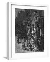 Wentworth Street, Whitechapel, London, 1872-null-Framed Giclee Print