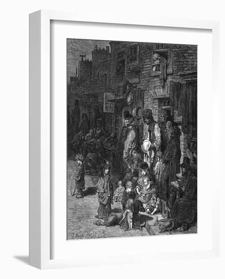 Wentworth Street, Whitechapel, London, 1872-null-Framed Giclee Print