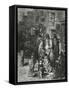 Wentworth Street, Whitechapel-Gustave Doré-Framed Stretched Canvas