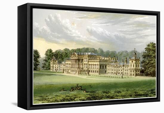 Wentworth Woodhouse, Yorkshire, Home of Earl Fitzwilliam, C1880-Benjamin Fawcett-Framed Stretched Canvas