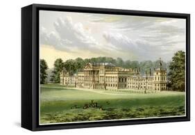 Wentworth Woodhouse, Yorkshire, Home of Earl Fitzwilliam, C1880-Benjamin Fawcett-Framed Stretched Canvas