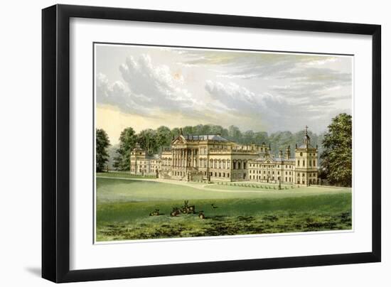 Wentworth Woodhouse, Yorkshire, Home of Earl Fitzwilliam, C1880-Benjamin Fawcett-Framed Giclee Print