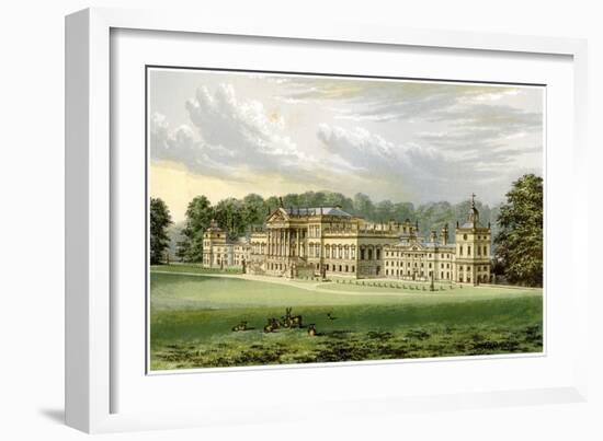 Wentworth Woodhouse, Yorkshire, Home of Earl Fitzwilliam, C1880-Benjamin Fawcett-Framed Giclee Print