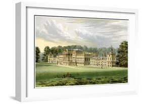 Wentworth Woodhouse, Yorkshire, Home of Earl Fitzwilliam, C1880-Benjamin Fawcett-Framed Giclee Print