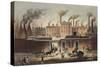 Wentworth Works, File and Steel Manufacturers and Exporters of Iron in Sheffield, England, Ca. 1860-null-Stretched Canvas