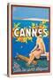 Werbeplakat für Cannes-Sem Georges Goursat-Stretched Canvas