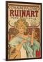 Werbeplakat Fuer "Champagne Ruinart" Paris, 1897-Alphonse Mucha-Framed Giclee Print