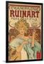 Werbeplakat Fuer "Champagne Ruinart" Paris, 1897-Alphonse Mucha-Framed Giclee Print