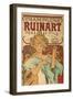 Werbeplakat Fuer "Champagne Ruinart" Paris, 1897-Alphonse Mucha-Framed Premium Giclee Print