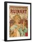 Werbeplakat Fuer "Champagne Ruinart" Paris, 1897-Alphonse Mucha-Framed Premium Giclee Print