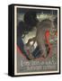 Werbeplakat für den italienischen Leuchtmittelhersteller 'Cesare Urtis &amp; Co.' 1889-Adolf Hohenstein-Framed Stretched Canvas
