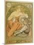 Werbeplakat Fuer Die "Société Populaire Des Beaux-Art", 1897-Alphonse Mucha-Mounted Premium Giclee Print