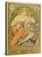 Werbeplakat Fuer Die "Société Populaire Des Beaux-Art", 1897-Alphonse Mucha-Stretched Canvas