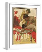 Werbung für das Mineralwasser 'Vitalis'. 1895-Adolf Hohenstein-Framed Giclee Print