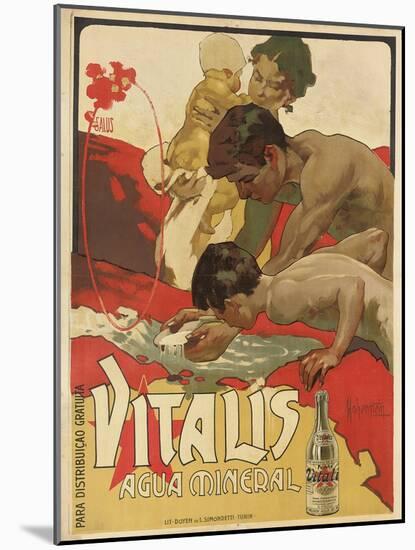 Werbung für das Mineralwasser 'Vitalis'. 1895-Adolf Hohenstein-Mounted Giclee Print