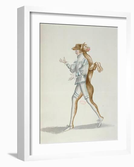 Werewolf Costume for the 'Ballet De La Nuit'-null-Framed Giclee Print