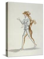 Werewolf Costume for the 'Ballet De La Nuit'-null-Stretched Canvas