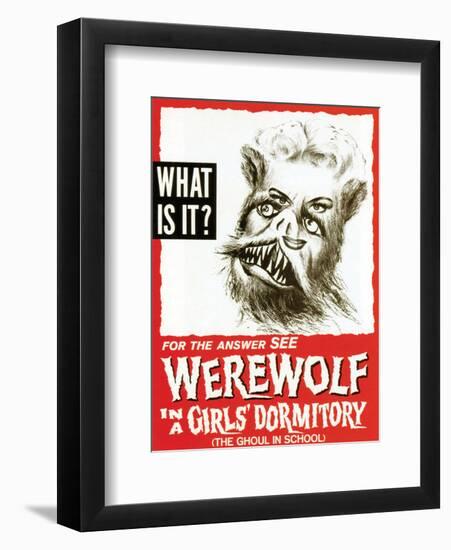 Werewolf In A Girls' Dormitory - 1961-null-Framed Giclee Print