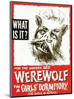 Werewolf In A Girls' Dormitory - 1961-null-Mounted Giclee Print