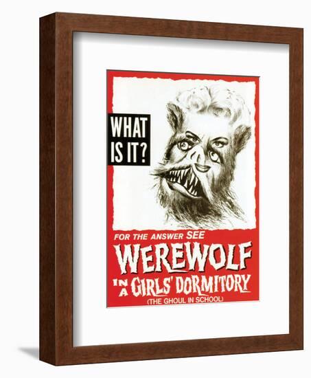 Werewolf In A Girls' Dormitory - 1961-null-Framed Giclee Print