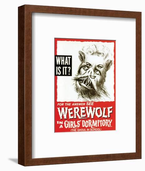 Werewolf In A Girls' Dormitory - 1961-null-Framed Giclee Print