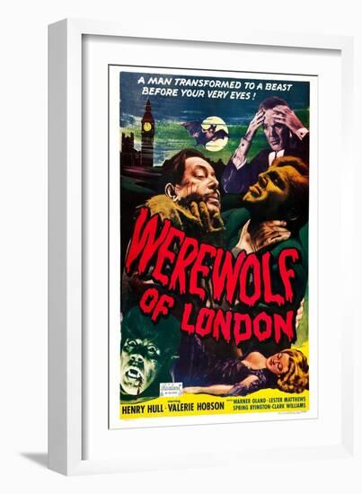 Werewolf of London, Warner Oland, Henry Hull, 1935-null-Framed Art Print