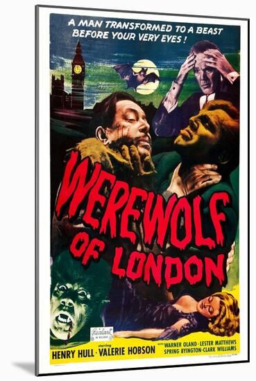 Werewolf of London, Warner Oland, Henry Hull, 1935-null-Mounted Art Print