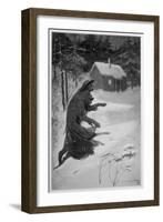 Werewolf Returning Home-S.h. Vedder-Framed Art Print