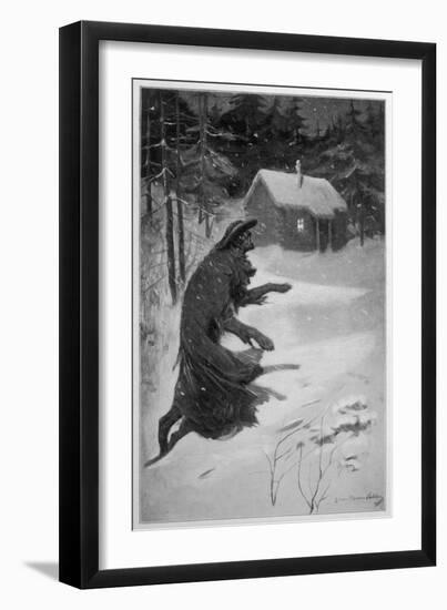 Werewolf Returning Home-S.h. Vedder-Framed Art Print