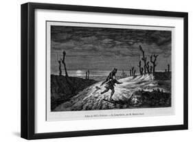 Werewolf-null-Framed Art Print