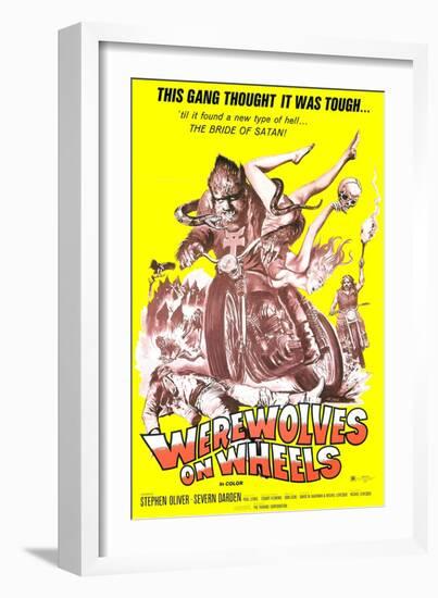 Werewolves On Wheels, 1971-null-Framed Art Print