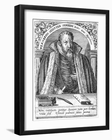 Werner Sutter-Theodor De Brij-Framed Art Print