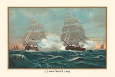 U.S. Navy Frigate, 1815-Werner-Art Print